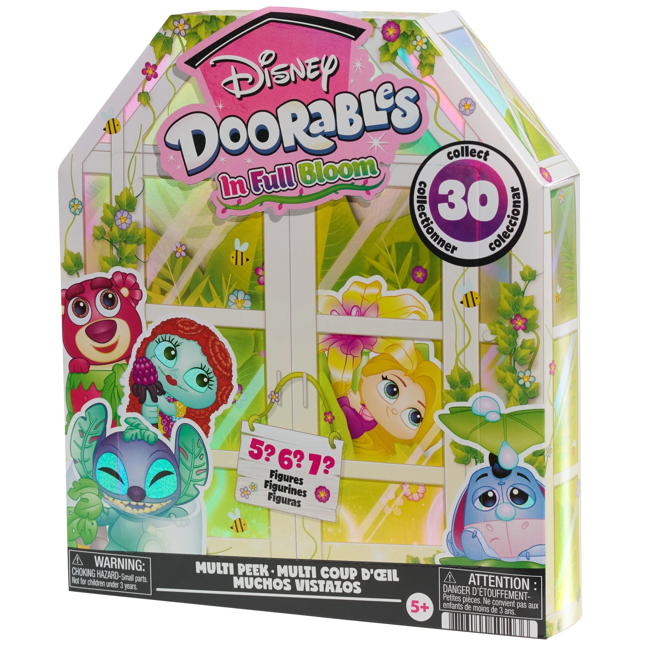 in Full Bloom Multi Peek Series 15 - Mystery Floral Themed Mini Figures, Assemble and Display, Collectible Disney Surprise Toy, for Collectors, Kids Toys for Ages 5 Up